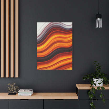 Ember Wave Horizon Abstract Wall Art & Canvas Prints