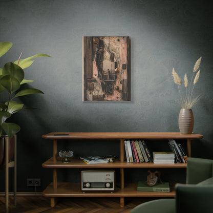 Vintage Love Story Collage Keepsake Wall Art & Canvas Print