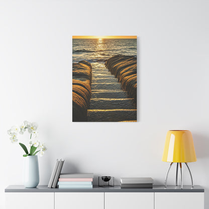 Steps Into the Sea Wall Art & Canvas Prints