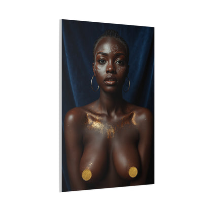 Gold Dust Portrait Study Wall Art & Canvas Print