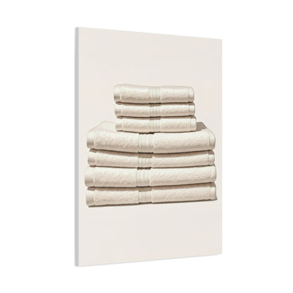 Neutral Linen Stack Wall Art & Canvas Prints