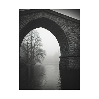 Misty Archway Bridge Scene Wall Art & Canvas Prints