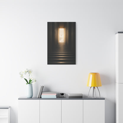 Staircase to Light Motivation Wall Art & Canvas Print