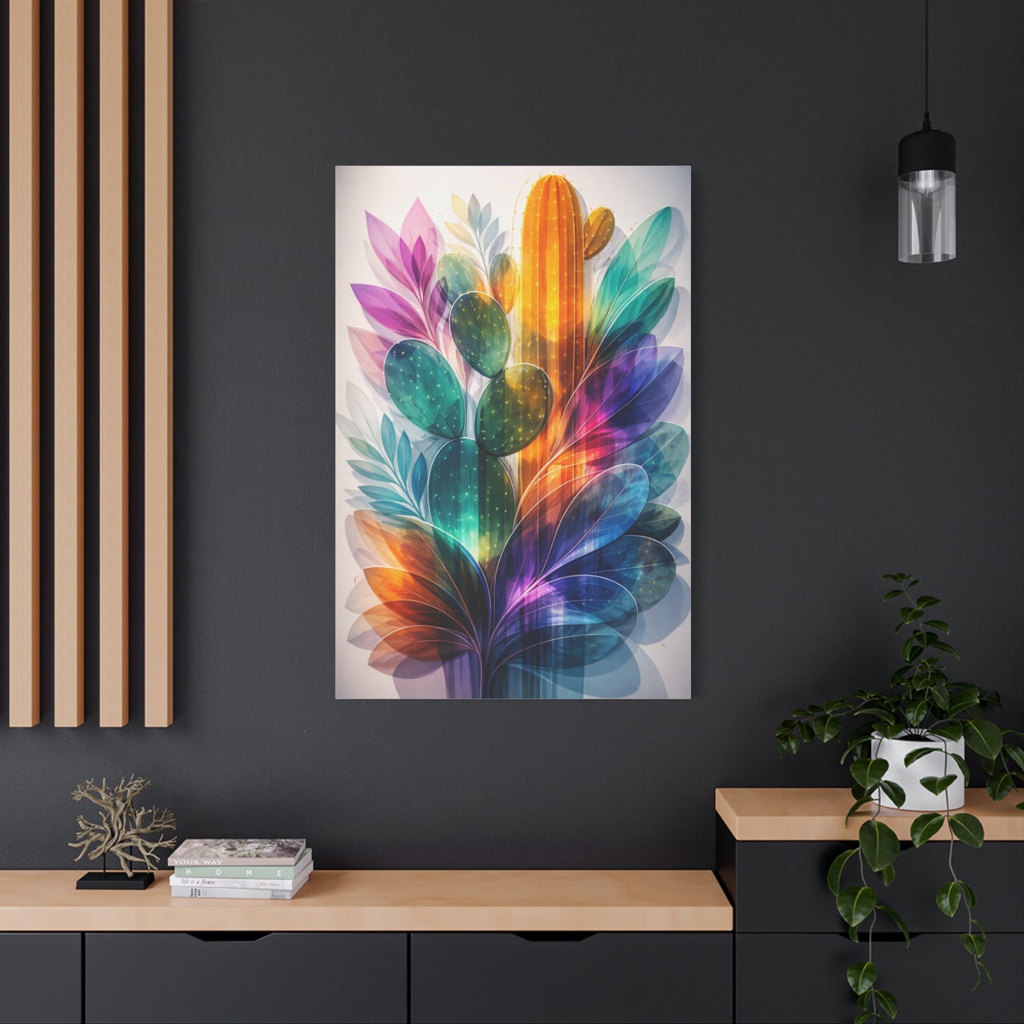 Premium Acrylic Botanical Abstraction Wall Art & Canvas Print