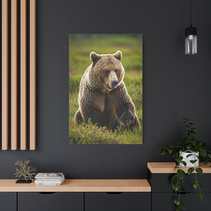 Wild Brown Bear Portrait wall art & canvas prints