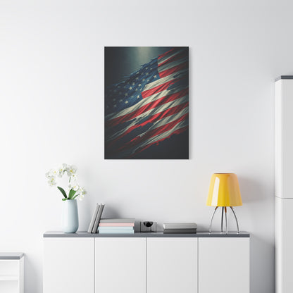 Weathered Flag of Freedom Wall Art & Canvas Prints