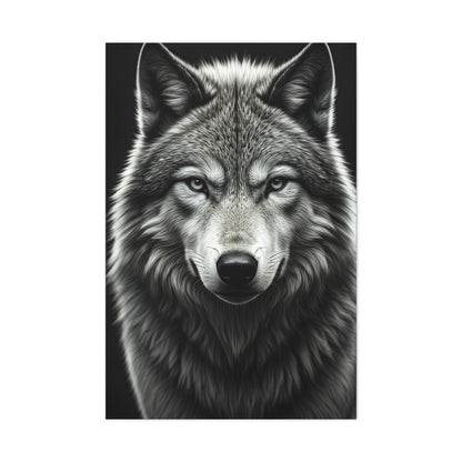 Arctic Wolf Intense Portrait Wall Art & Canvas Prints