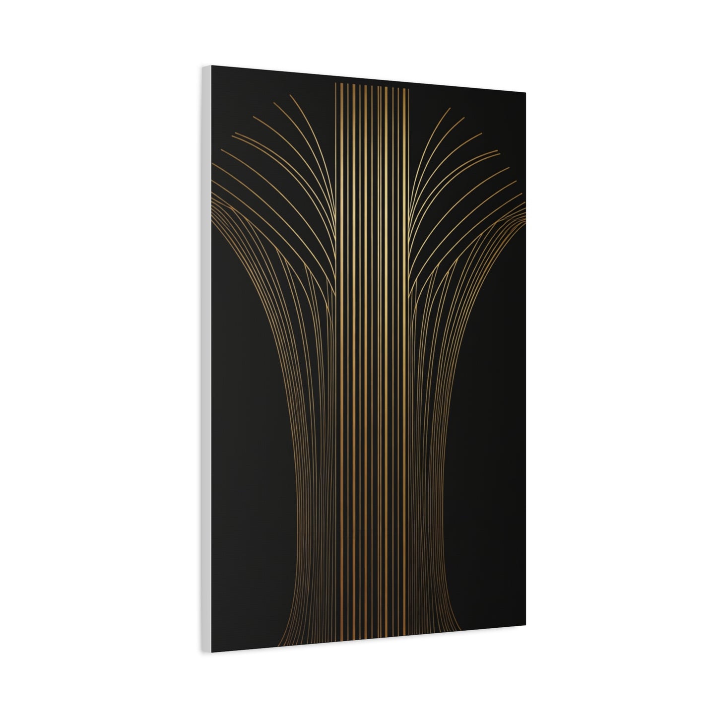 Golden Palm Rise Art Deco Wall Art & Canvas Prints