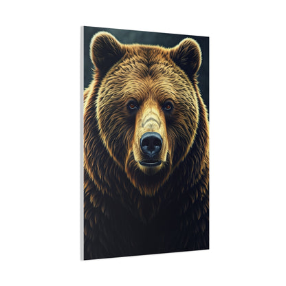 Majestic Brown Bear Portrait Wall Art & Canvas Prints