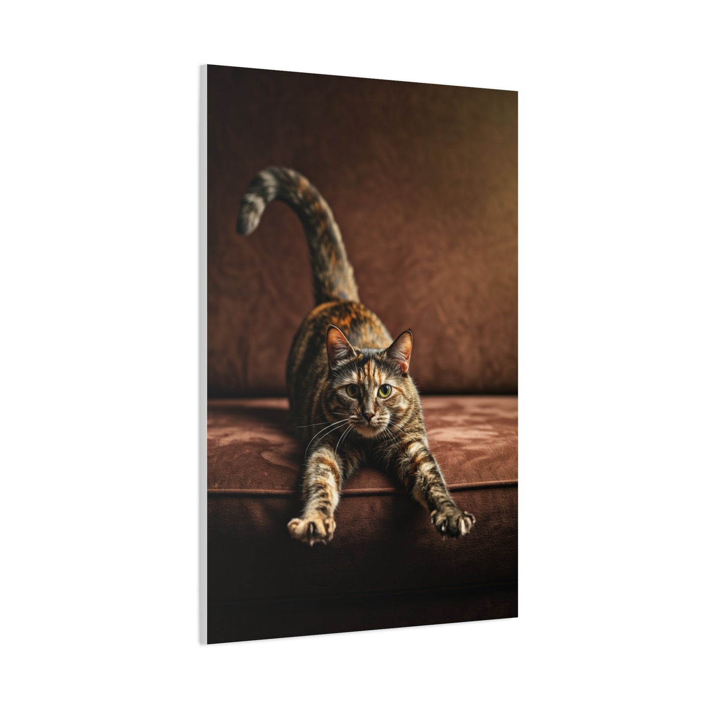 Stretching Tabby Cat Wall Art & Canvas Prints