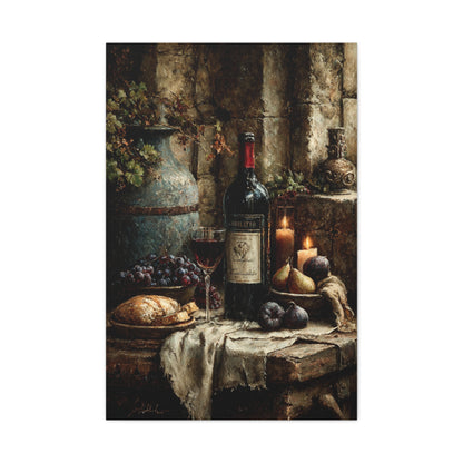 Italian Wine & Harvest Still Life Wall Art & Canvas Print