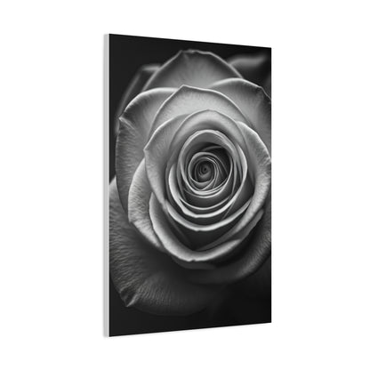 Monochrome Daisy Center Detail Wall Art & Canvas Prints