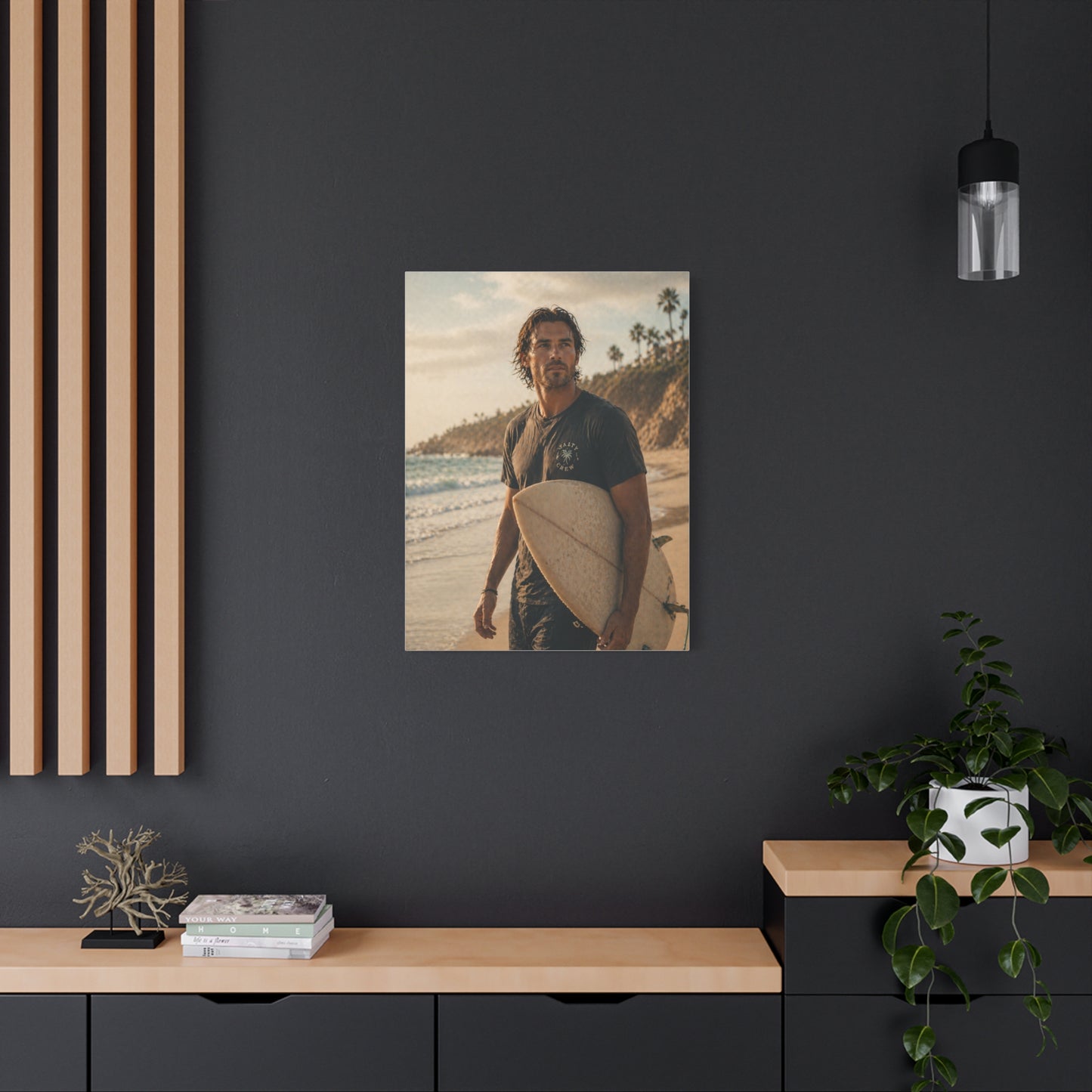 Coastal Surf Lifestyle Portrait Wall Art & Canvas Print