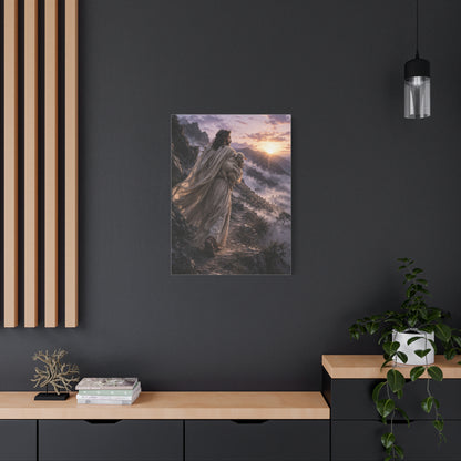 The Good Shepherd Mountain Path Wall Art & Canvas Print