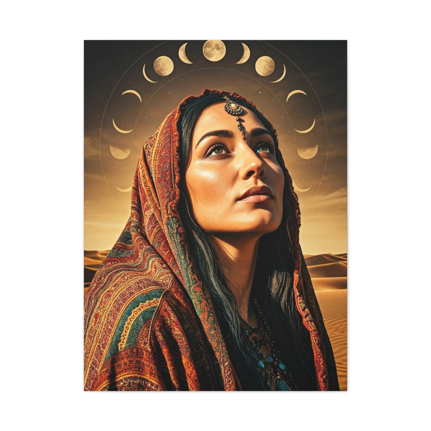 Celestial Bohemian Muse Wall Art & Canvas Prints