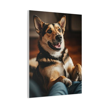 Happy Paws Cuddle Moment Wall Art & Canvas Print