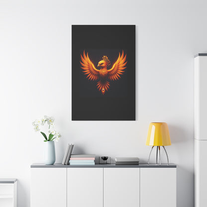 Rising Phoenix Emblem Wall Art & Canvas Print