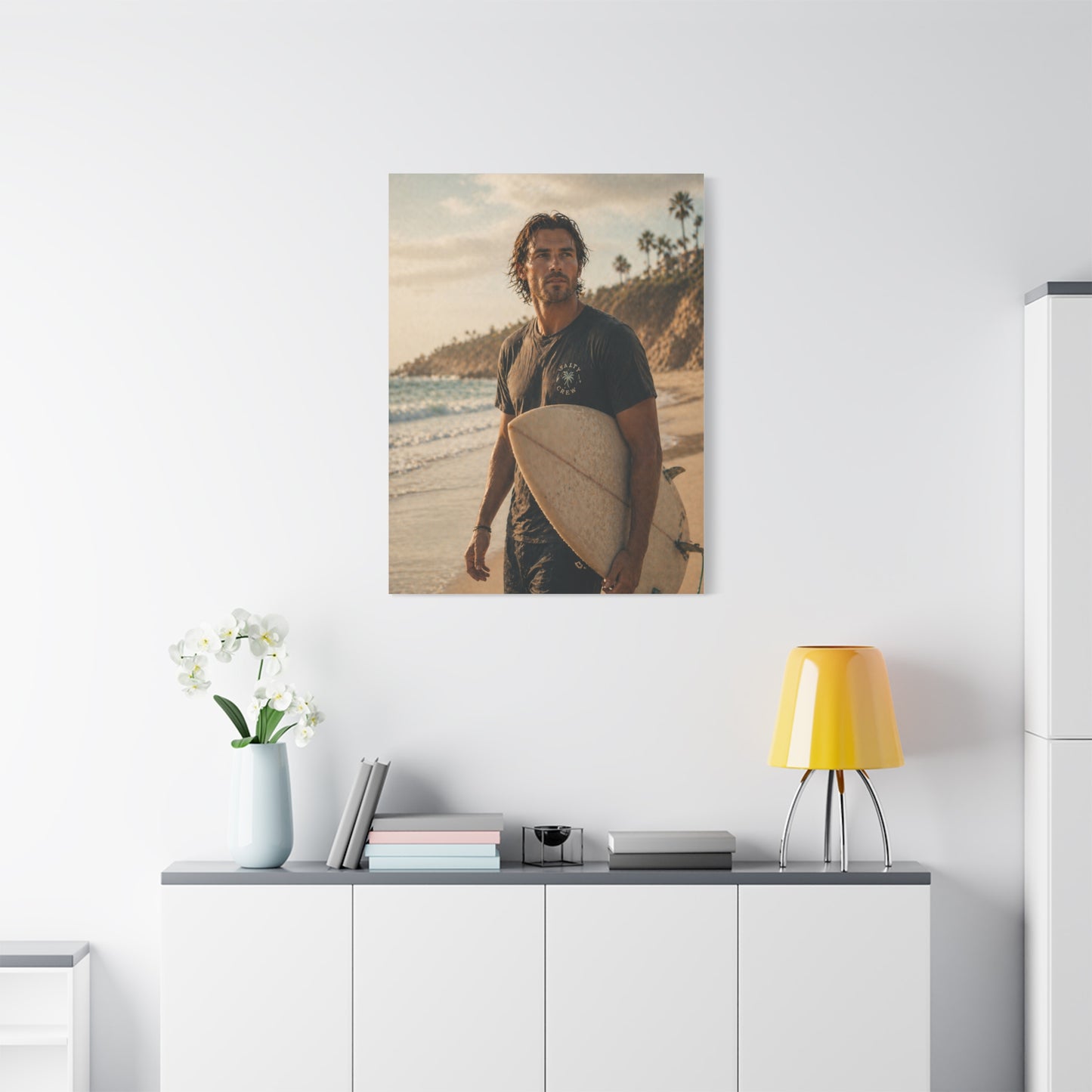 Coastal Surf Lifestyle Portrait Wall Art & Canvas Print