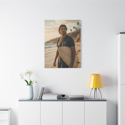 Coastal Surf Lifestyle Portrait Wall Art & Canvas Print