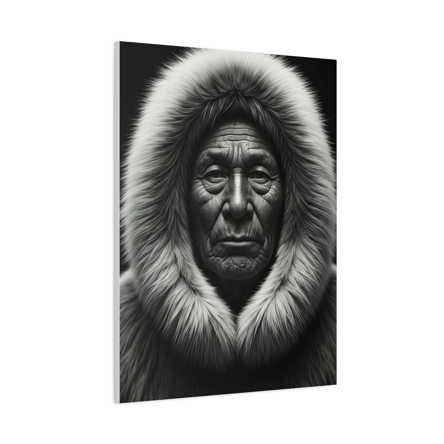 Wisdom of the Ancestors Black & White Portrait Wall Art & Canvas Prints