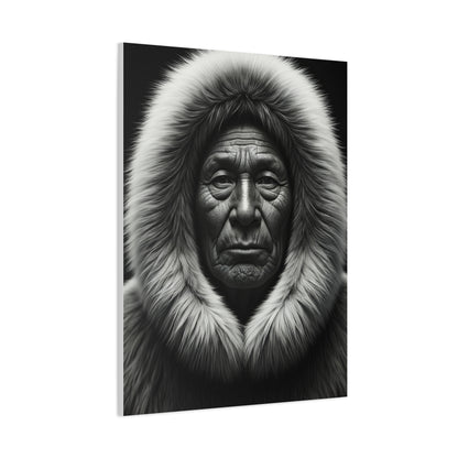 Wisdom of the Ancestors Black & White Portrait Wall Art & Canvas Prints
