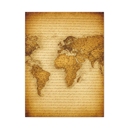 Classic Nautical Map with Ships Wall Art & Canvas Prints