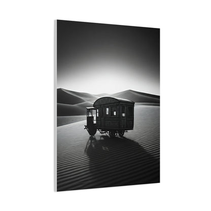 Desert Caravan in Moonlight Wall Art & Canvas Prints