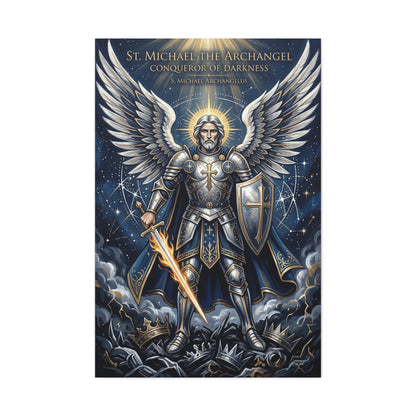 St. Michael the Archangel Celestial Warrior Wall Art & Canvas Print