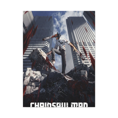 Chainsaw Man Poster Wall Art & Canvas Print