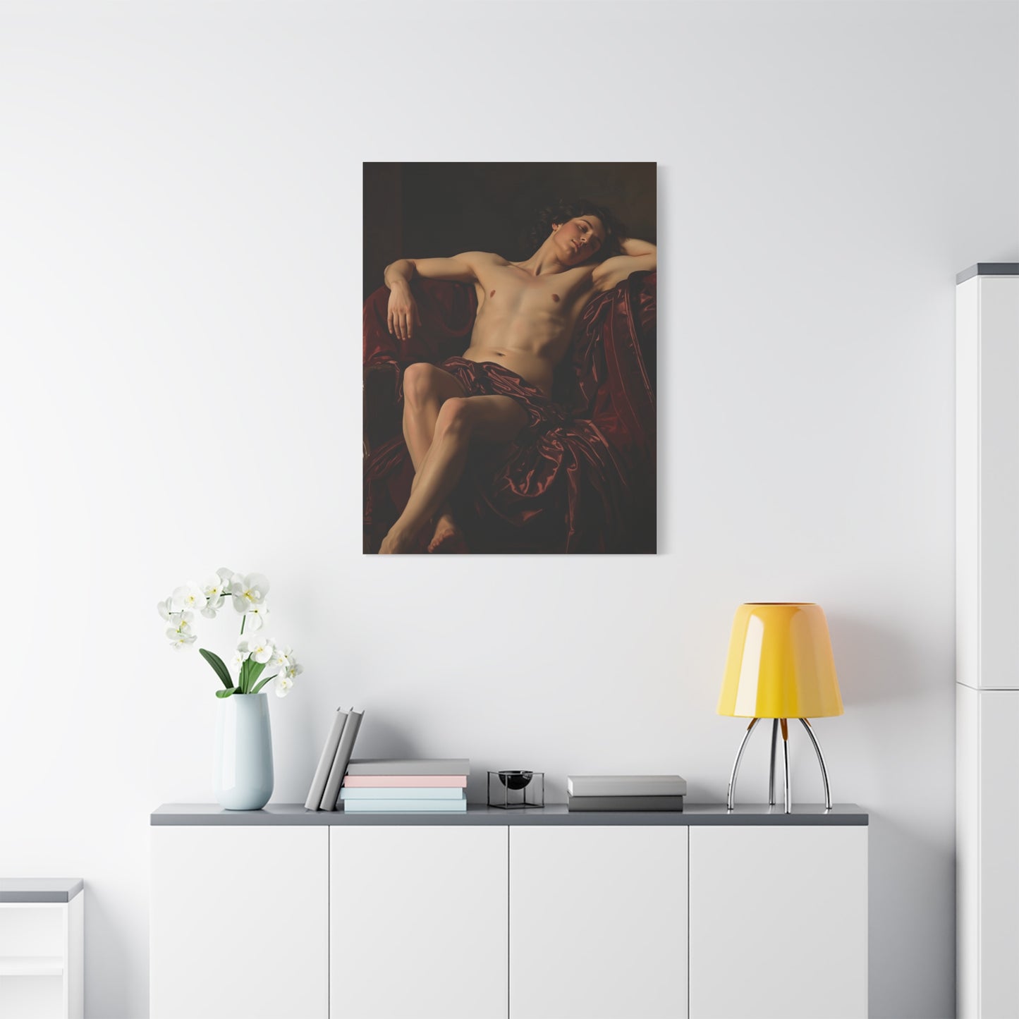 Classical Draped Male Figure Wall Art & Canvas Print