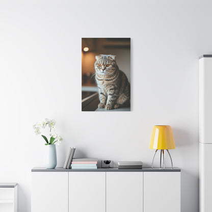Golden Gaze Cat Wall Art & Canvas Prints