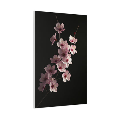 Dark Luxury Cherry Blossom Branch Wall Art & Canvas Prints