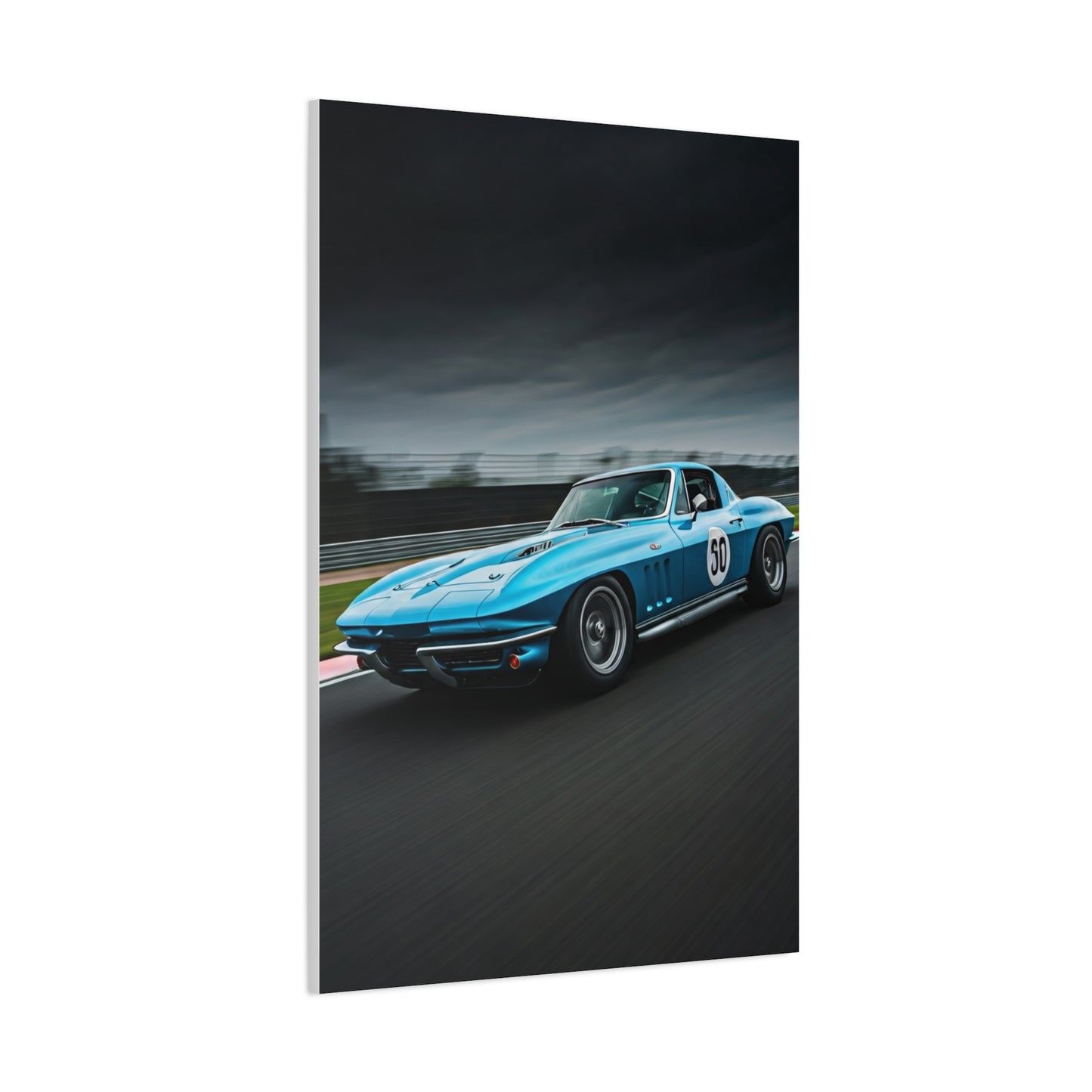 1966 Chevrolet Corvette C2 Corner Apex Performance Wall Art & Canvas Prints