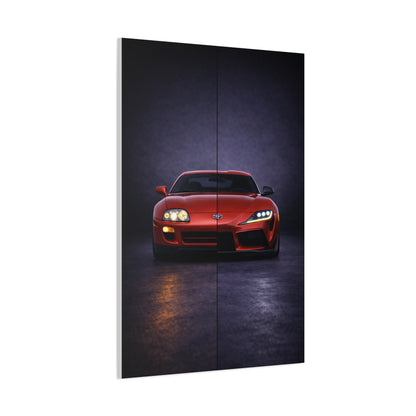 Toyota Supra Split Mk4 vs Mk5 Evolution Wall Art & Canvas Prints