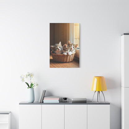 Basket of Kittens Wall Art & Canvas Prints