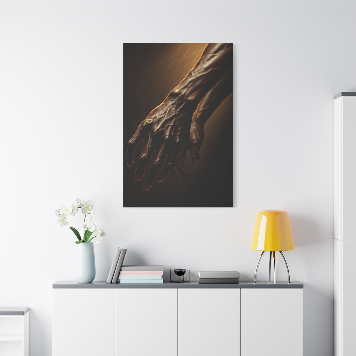 Echoes of Resilience Hand Study Wall Art & Canvas Prints