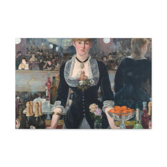 A Bar At The Folies Bergere Edouard Manet Impression Wall Art & Canvas Prints