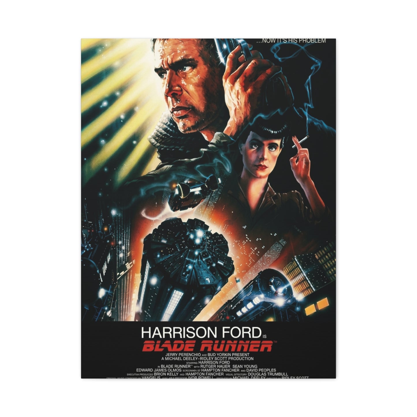 Blade Runner Movie Poster Wall Art & Canvas Print