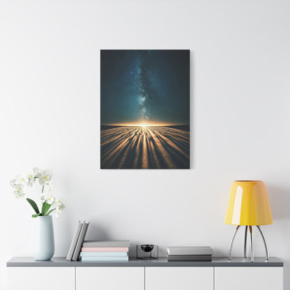 Milky Way Horizon Glow Wall Art & Canvas Prints