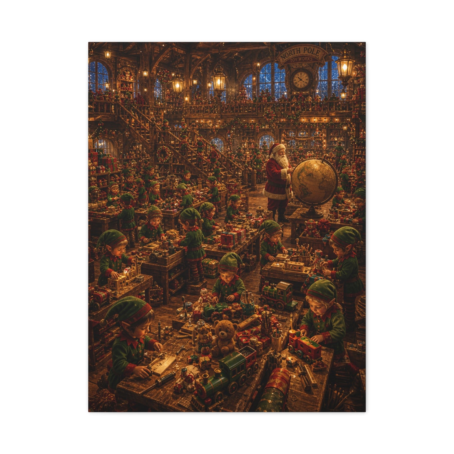 Grand North Pole Workshop Wall Art & Canvas Print