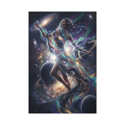Celestial Cosmic Figure Wall Art & Canvas Print