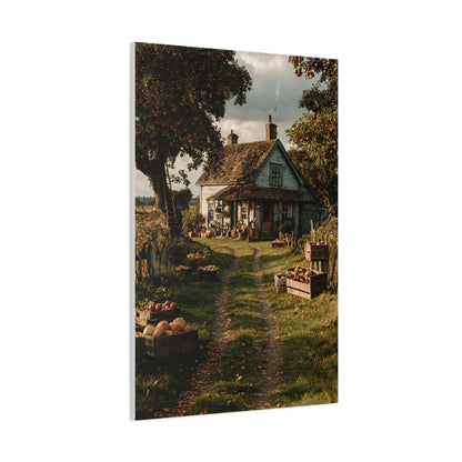Autumn Orchard Farmhouse Harvest Wall Art & Canvas Print
