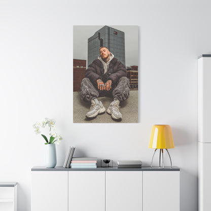 Urban Streetwear Rooftop Portrait Wall Art & Canvas Print