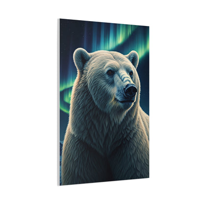 Northern Lights Polar Bear Wall Art & Canvas Prints