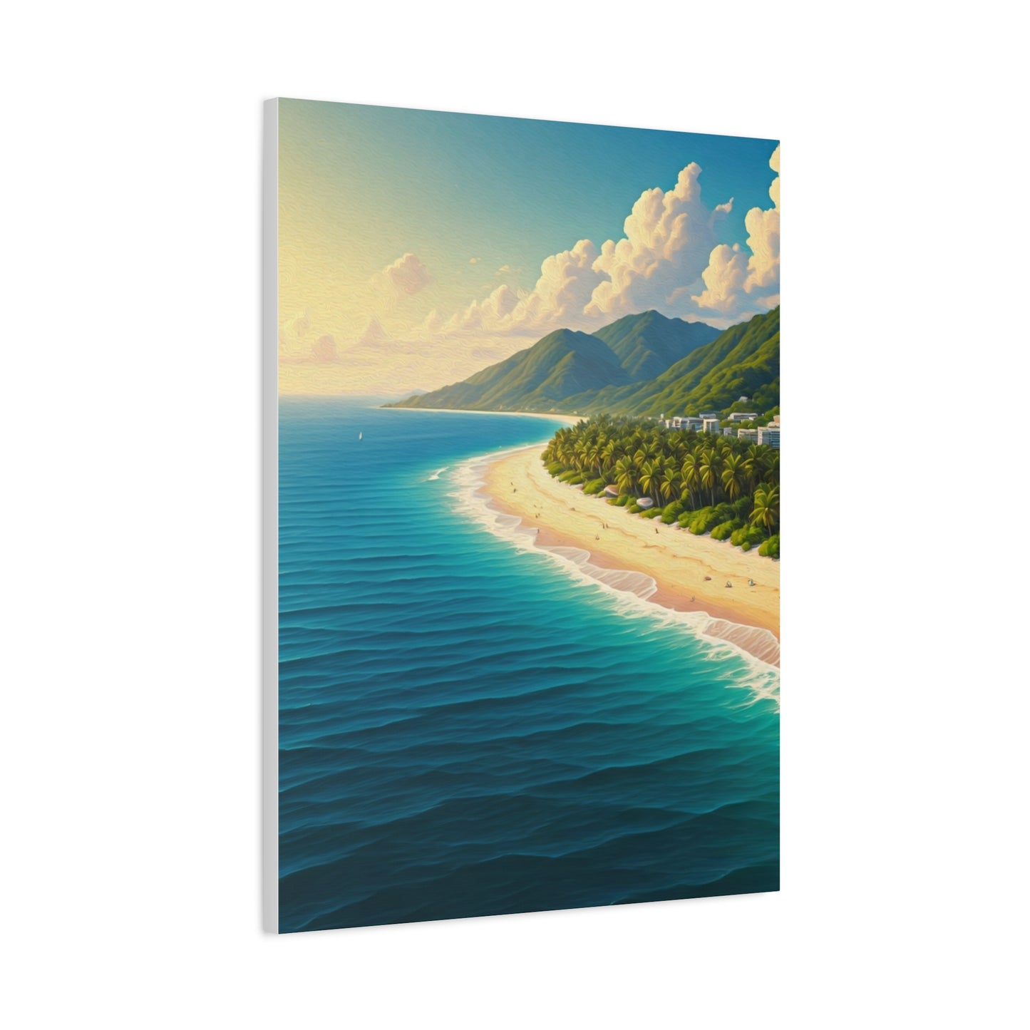 Sunlit Island Shore Retreat Wall Art & Canvas Prints