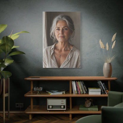 Mature Natural Light Portrait Wall Art & Canvas Print
