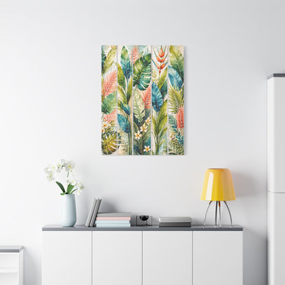 Oversized Tropical Botanical Panel Series Wall Art & Canvas Print