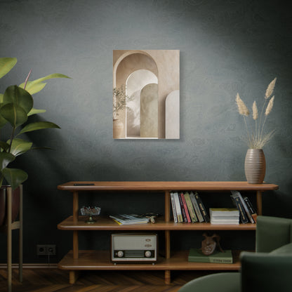 Soft Neutral Architectural Arch Wall Art & Canvas Print