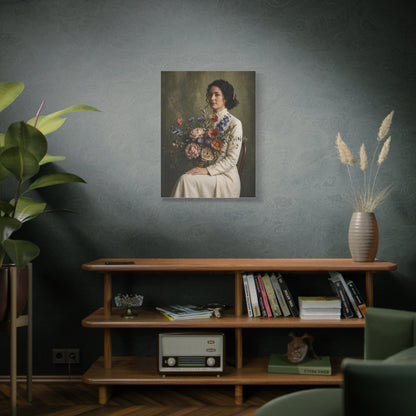 Timeless Floral Portrait Study Wall Art & Canvas Print