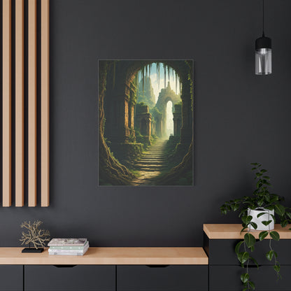 Enchanted Ruins Gateway Fantasy Landscape Wall Art & Canvas Prints